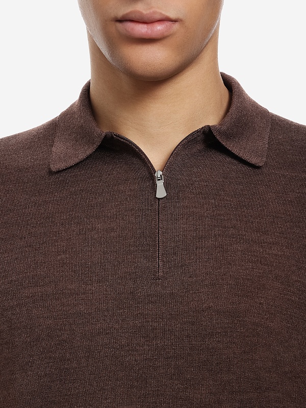 Поло с длинным рукавом муж Barba Napoli 25245 235 - 5