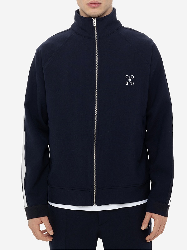 Толстовка на молнии муж Closed C85246-32D-22 568 DARK BLUE - 3