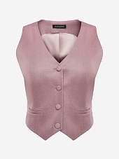 Жилет жен Actualee GL02714 cioccolato