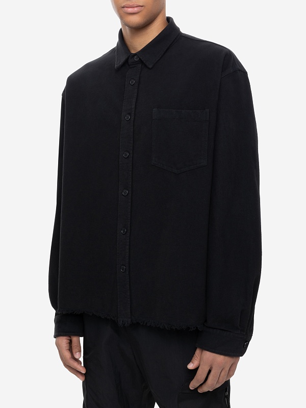 Рубашка муж John Elliott E047F9210A Black - 2