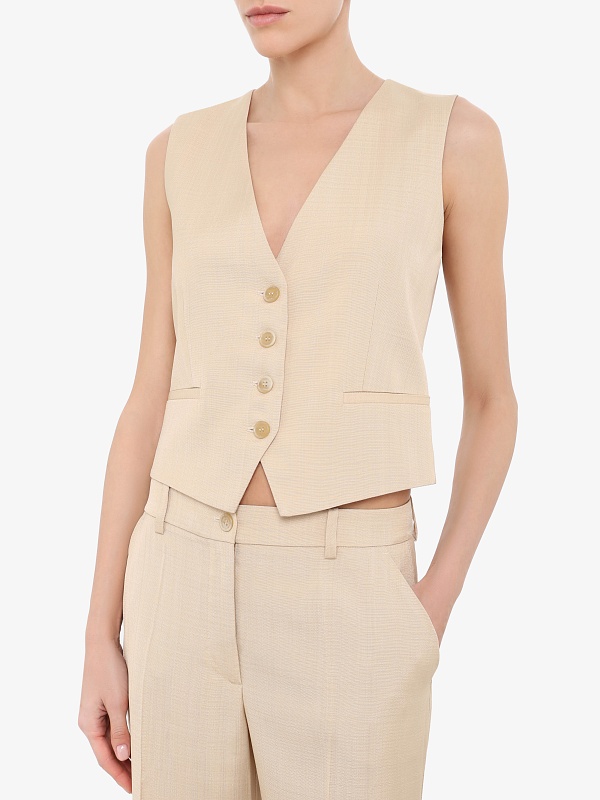 Жилет жен P.A.R.O.S.H. D410028 087 CHAMPAGNE - 4