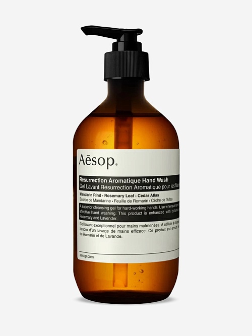 Жидкое мыло для рук унисекс AESOP B500BT13RF Resurrection Aromatique Hand Wash 500 мл - 0