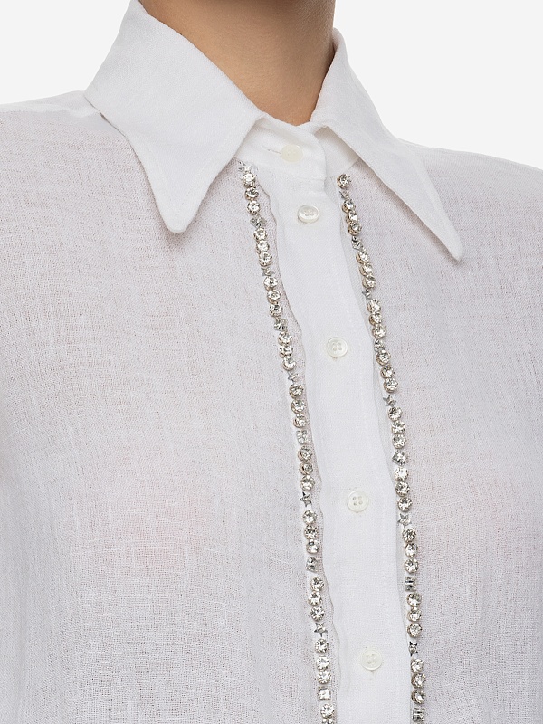 Рубашка жен N21 G012 3617 1101 BIANCO OTTICO - 5