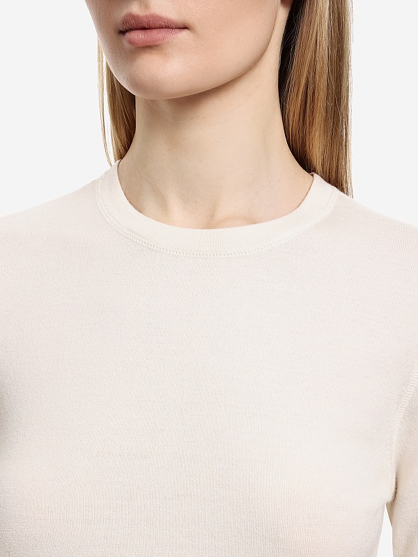 Лонгслив жен Officine Generale W25WTEE201 ECRU - 3