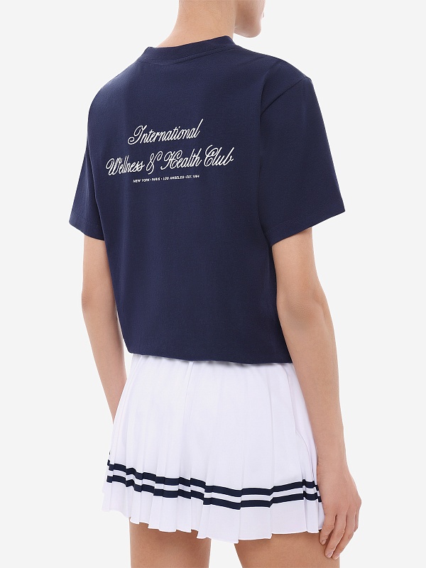 Футболка жен Sporty & Rich TO04365264BL106 Dark Navy - 4