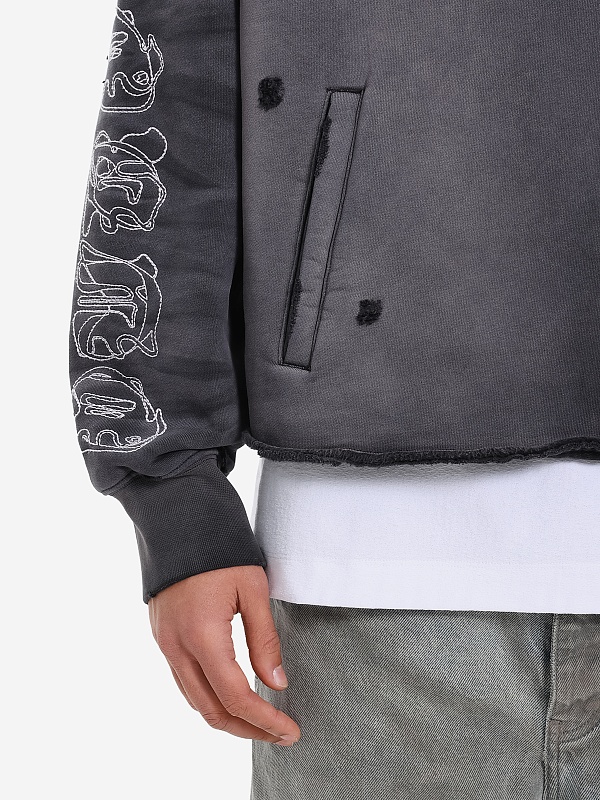 Худи муж PURPLE M4104-HFBG425 BLACK - 5