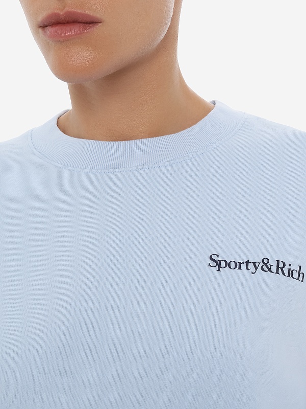 Толстовка жен Sporty & Rich ST09875300BL90 Ciel Navy - 5