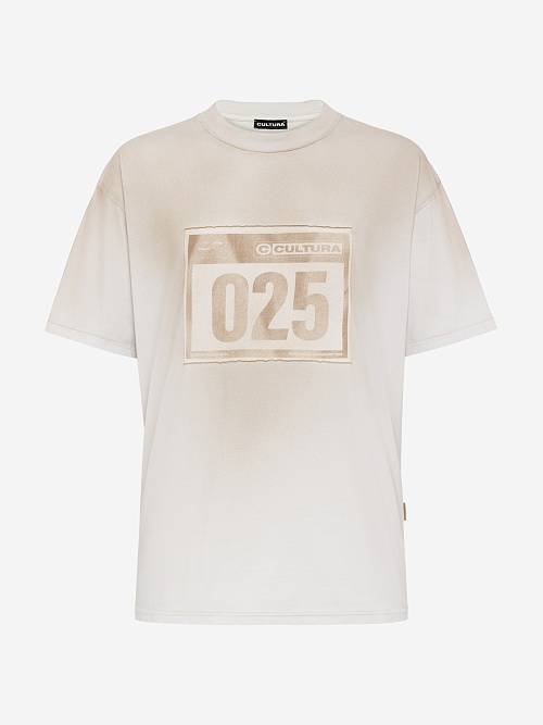 Футболка муж CULTURA S25CULT_A002 DIRTY WHITE - 0