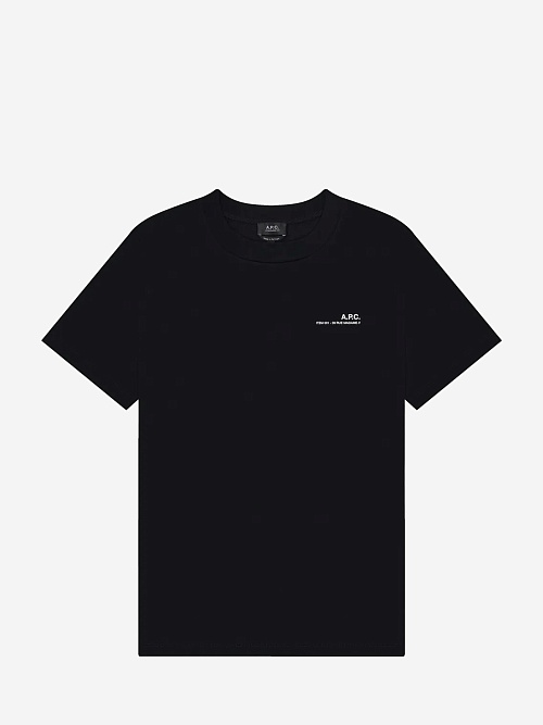Футболка муж A.P.C. COHBO-M26404 TZC NOIR/BLANC - 0
