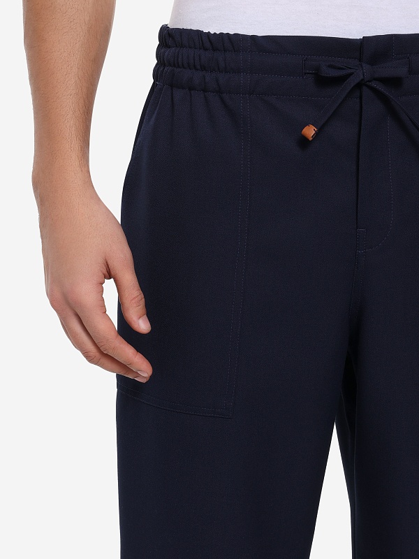 Брюки муж Drôle de Monsieur I-BP197-PL127-NY NAVY - 4