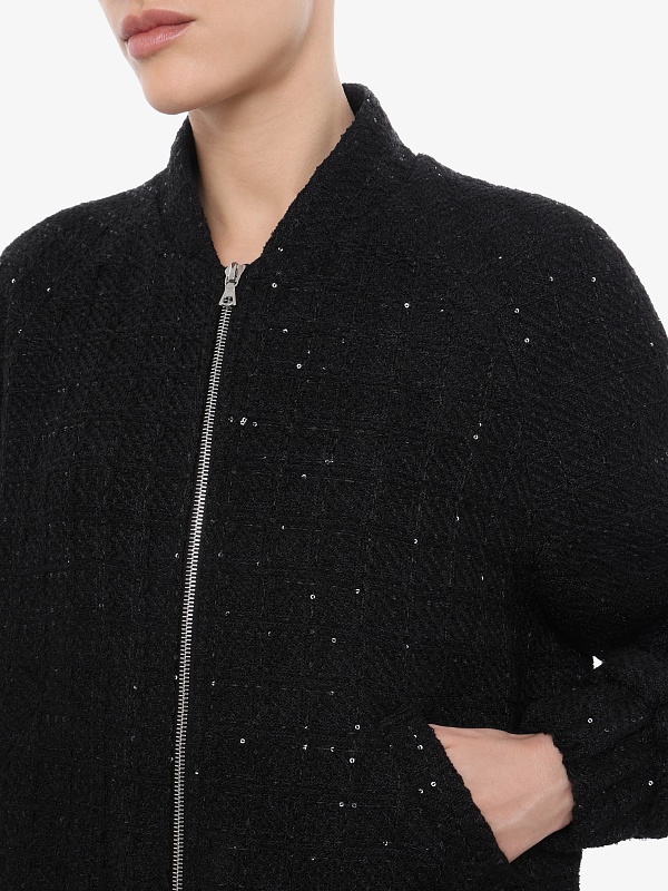 Бомбер жен THELAURENT THL25JCBK29 BLACK - 4