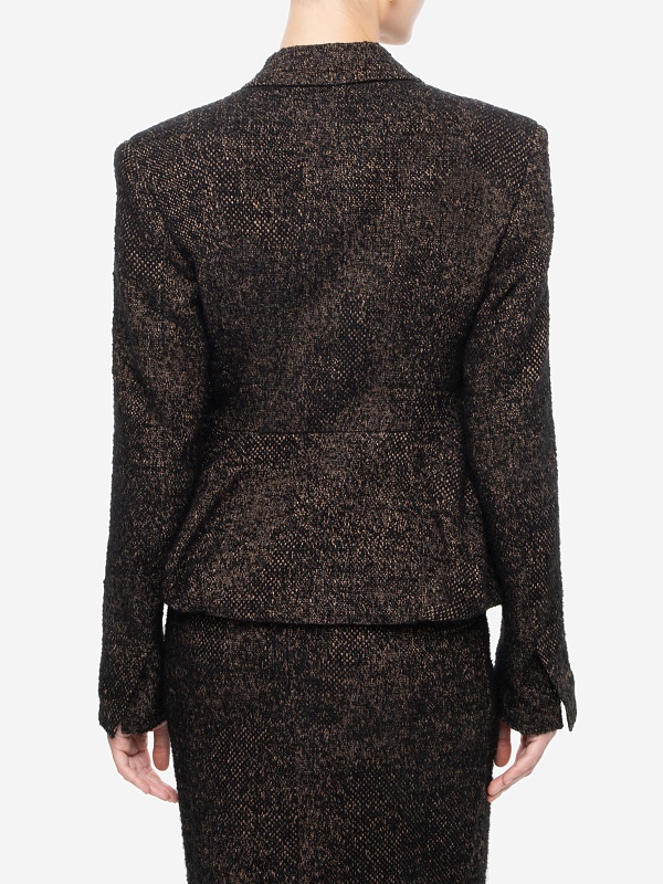 Жакет жен Noon by Noor 2209 B BLACK/CARAMEL - 3