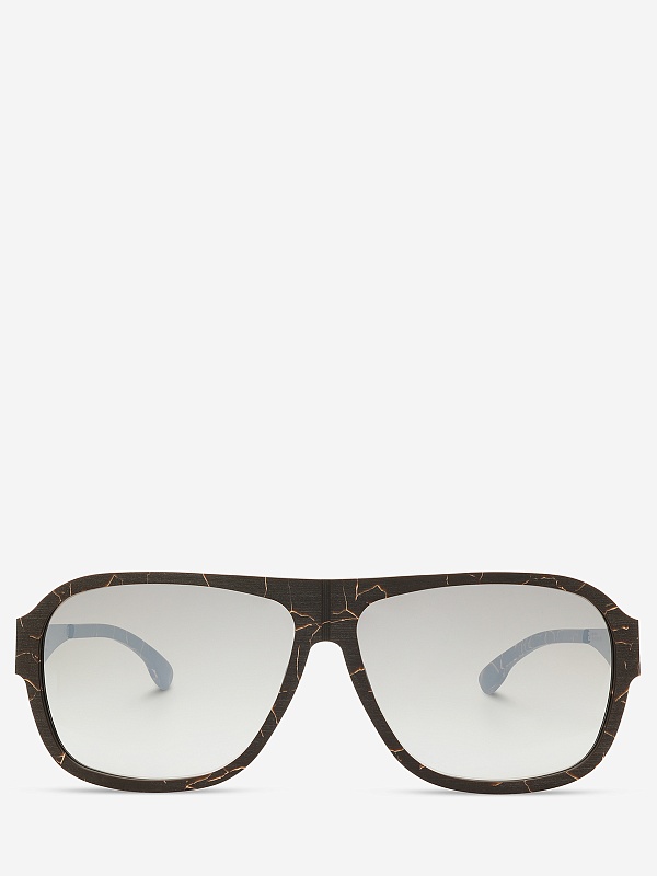 Ic Berlin IB Power Law Brown Marble Rough Gun Metal Brown Marble Matt Brown-Sand Mirrored Mittwoch - 1