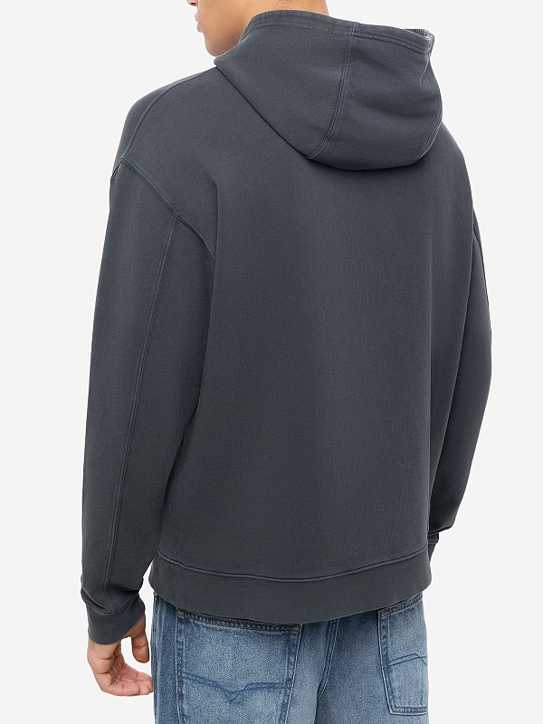 Худи муж Carne Bollente AW25H0102 Off-Black - 3