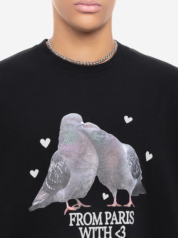 Футболка муж Carne Bollente AW25ST0103 Black - 5