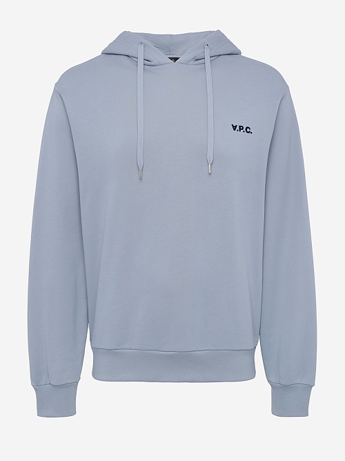 Худи муж A.P.C. COHGO-H27917 BLEU GRIS/DARK NAVY - 0