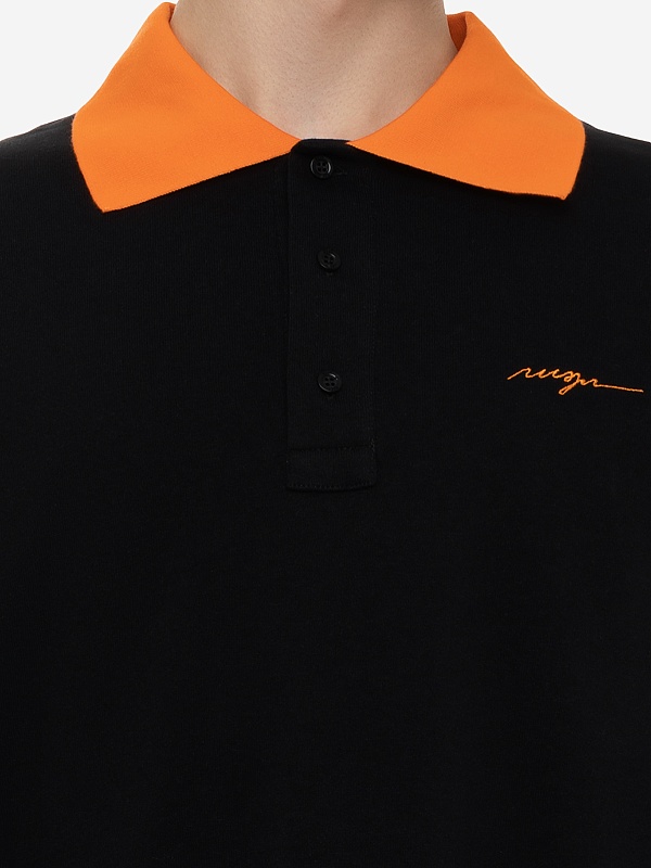 Поло с длинным рукавом муж MSGM 3640MM107 247016 99 - 5