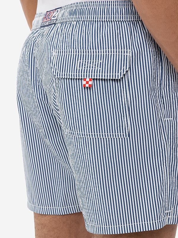 Плавки муж MC2 Saint Barth PATM001 01652H SEERSUCKER STRIPES 61 EMB - 3