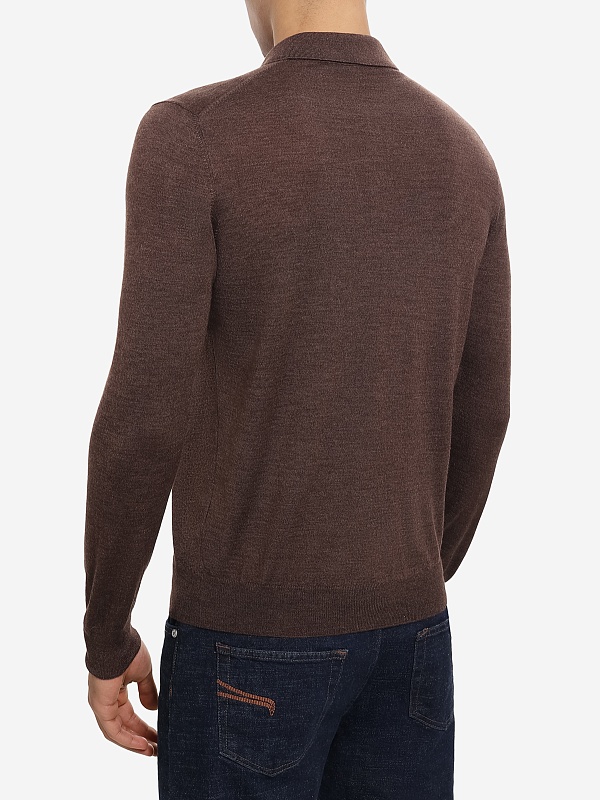 Поло с длинным рукавом муж Barba Napoli 25245 235 - 4