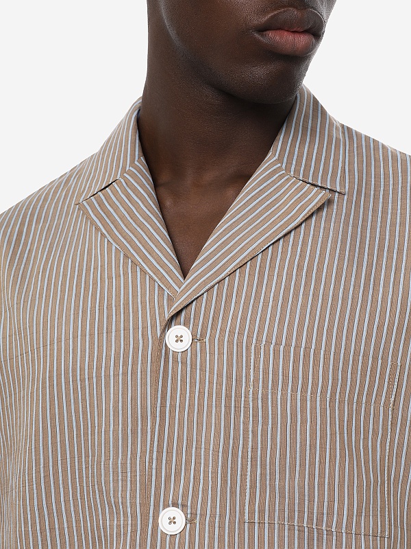 Рубашка муж Officine Generale S26MOVS074 GINGER/DREAMBLUE - 5