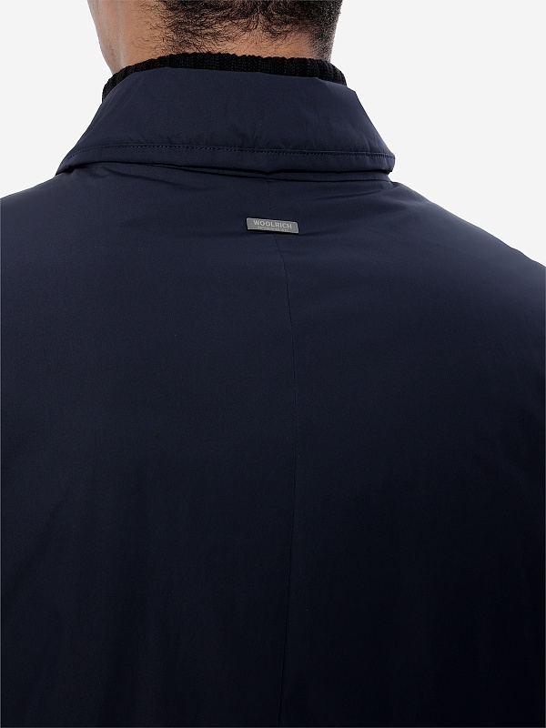 Плащ муж Woolrich CFWOOU2033MRUT3972 MELTON BLUE - 5