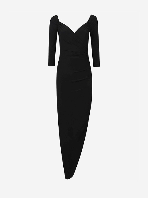 Платье жен Norma Kamali KK4243PLG98001 BLACK - 0