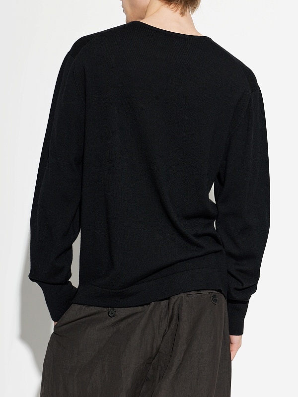 Свитер муж Officine Generale DLCXKNT305 BLACK - 2