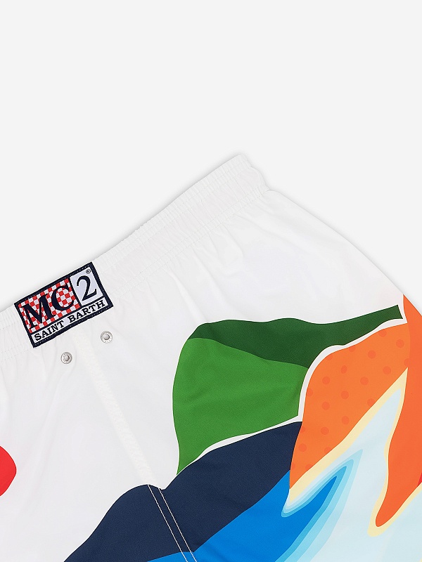 Плавки муж MC2 Saint Barth GUS0009 00437D SUNSET TRAVEL 01 EMB - 4