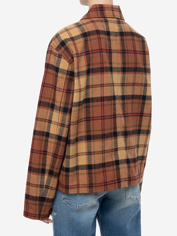 Рубашка муж Carne Bollente AW25FJK0101 Tartan - 3