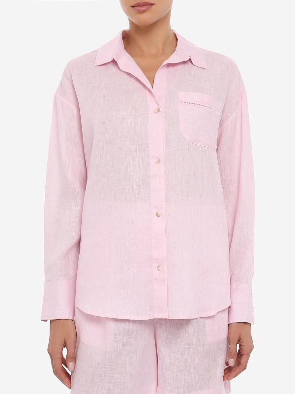 Рубашка жен MC2 Saint Barth CYS0002 08807L LINEN SB HOLED 20 EMB - 3