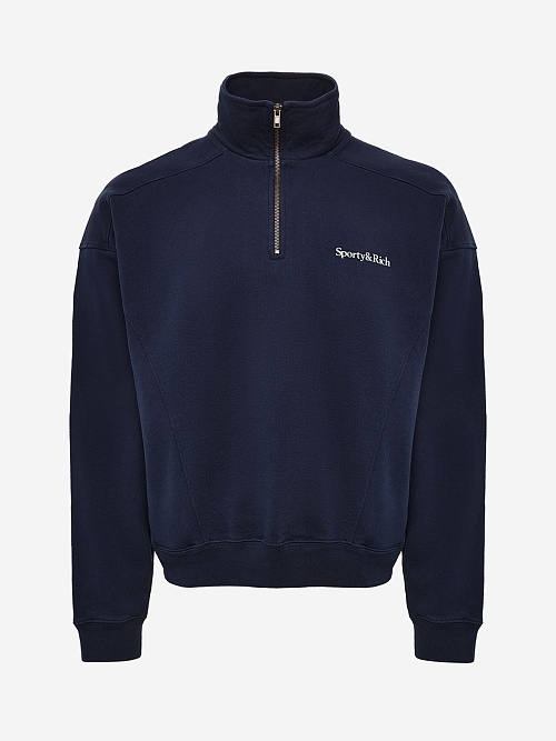 Толстовка муж Sporty & Rich ST08161300BL106 Dark Navy - 0