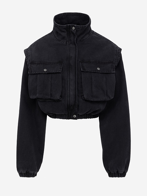 Куртка джинсовая жен Ksubi WSP25JK010 BLACK - 0