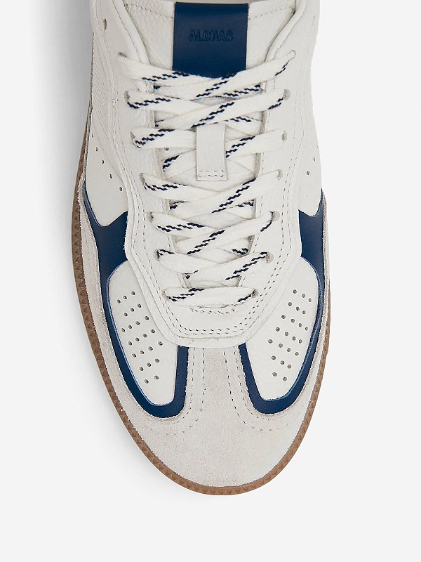 Кеды муж ALOHAS S100709-05 Rife Grain White Navy - 5