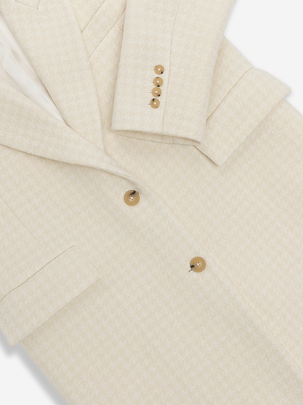 Пальто жен Margaux Lonnberg F23 BERRY OWC OFF WHITE CHECK - 3