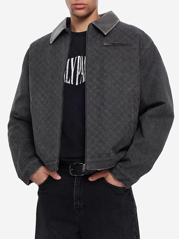 Куртка джинсовая муж Daily Paper 2610065 washed black - 3