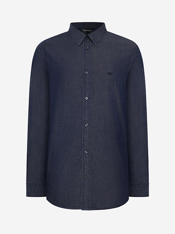 Рубашка муж Emporio Armani EM001527 AF25156 MB001 BLUE DENIM - 0