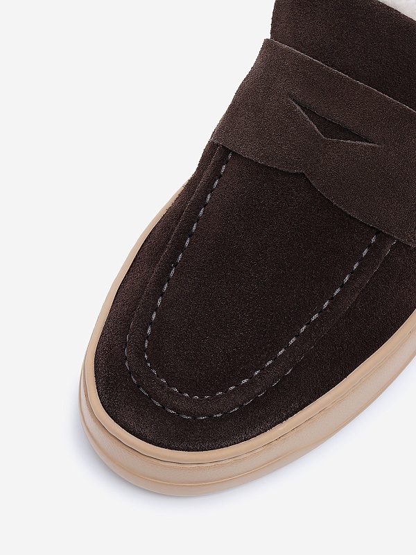 Слипоны муж Voile Blanche 2019623.01. 0D01 DARK BROWN - 5