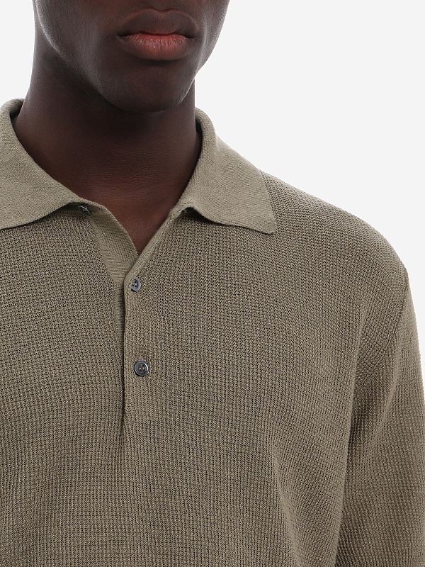 Поло муж Barena Venezia KNU5480 3167 385 Salvia - 5