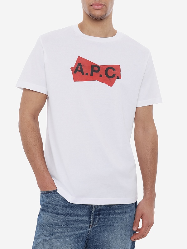 Футболка муж A.P.C. COHBM-M26457 AAB WHITE - 3
