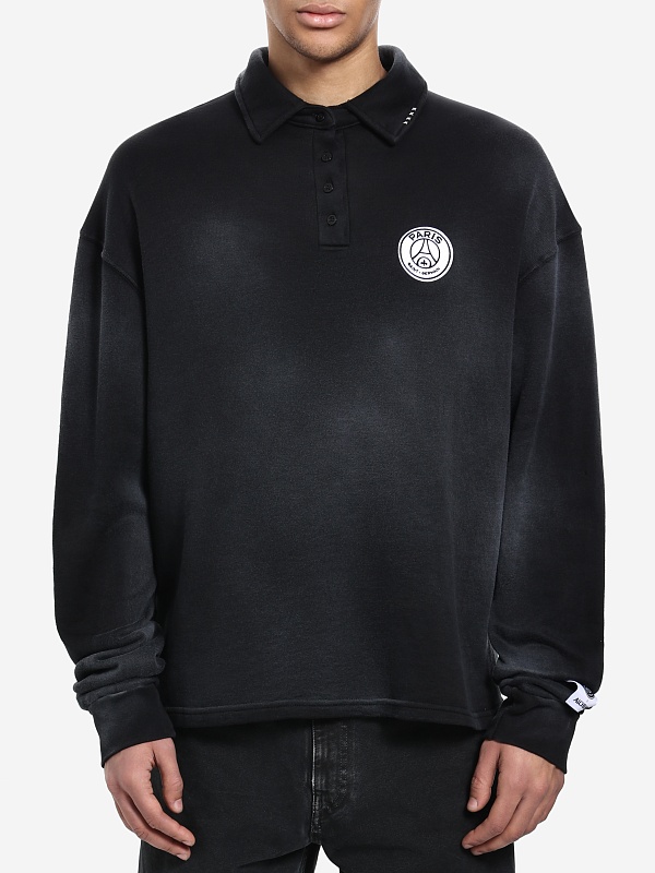 Поло с длинным рукавом муж Alchemist AMFW25MJLSP11.a Jet Black - 2