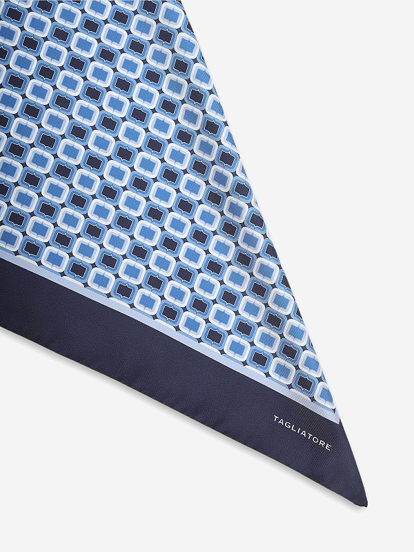 Платок муж TAGLIATORE FOULARD90 PE NTE26-01 26E343 NAVY - 2
