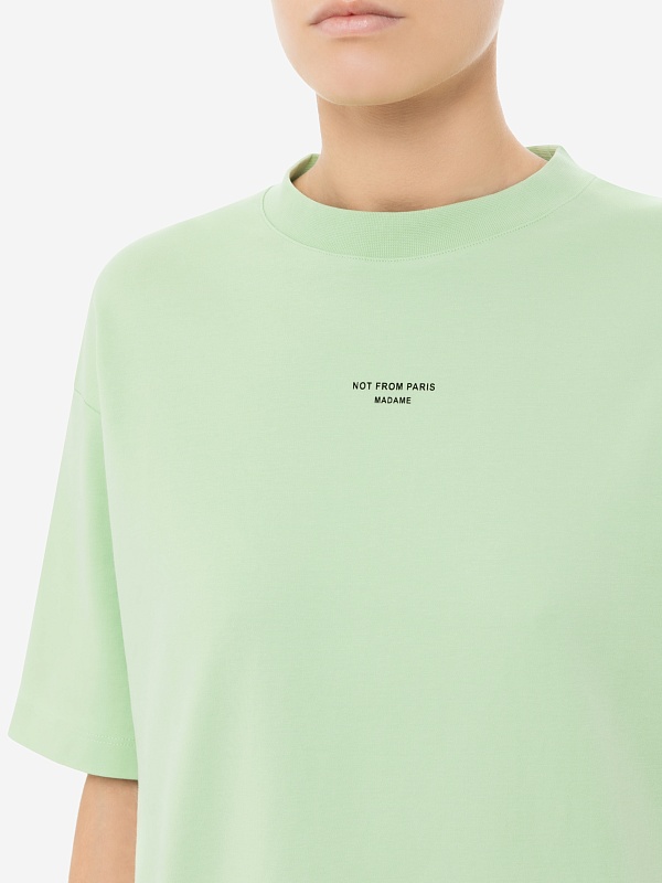Футболка муж Drôle de Monsieur G-TS202-CO002-LGN LIGHT GREEN - 8