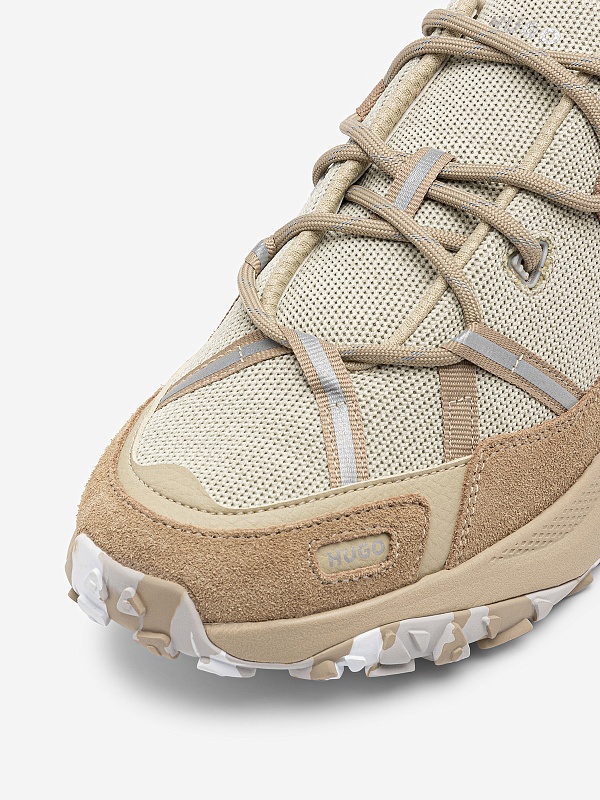 Кроссовки муж Hugo 50510383 282 Open Beige - 5