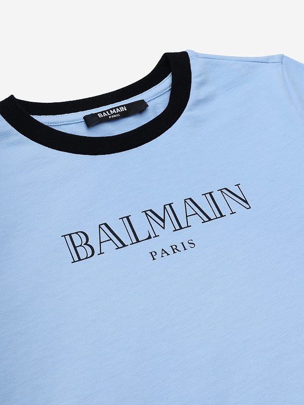 Футболка мал Balmain BY8P41 Z3672 652NE - 3