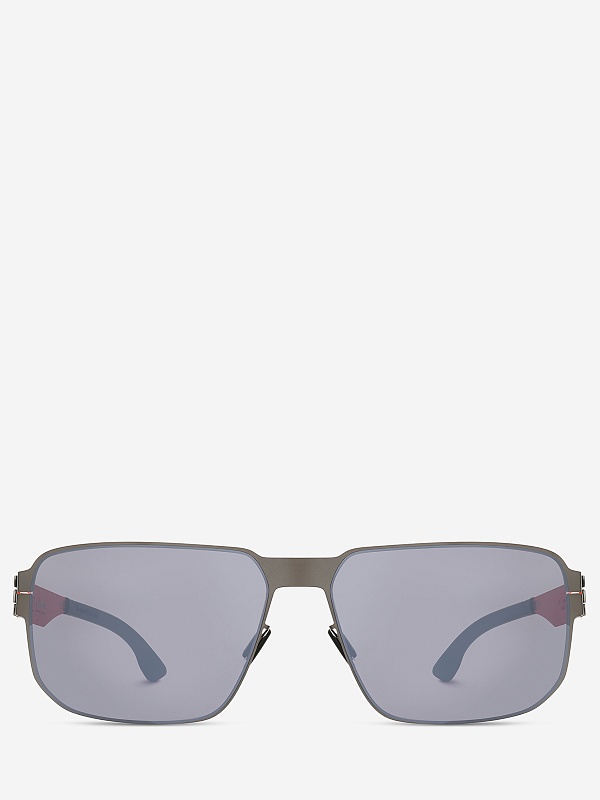 Солнцезащитные очки Ic Berlin IB I See 2024 Graphite Flame Black Black Mirrored Donnerstag 63 13 145 - 2