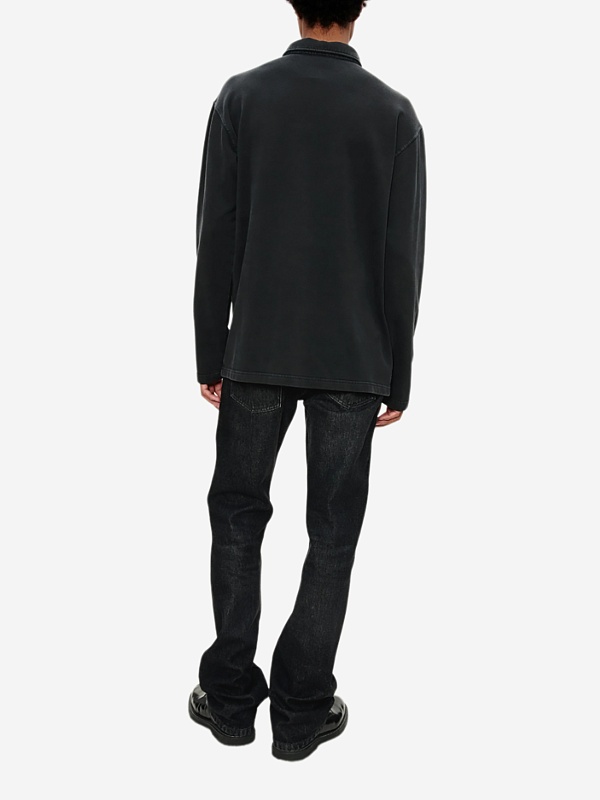 Поло с длинным рукавом муж A.P.C. COHMC-M37002 LZZ BLACK - 2