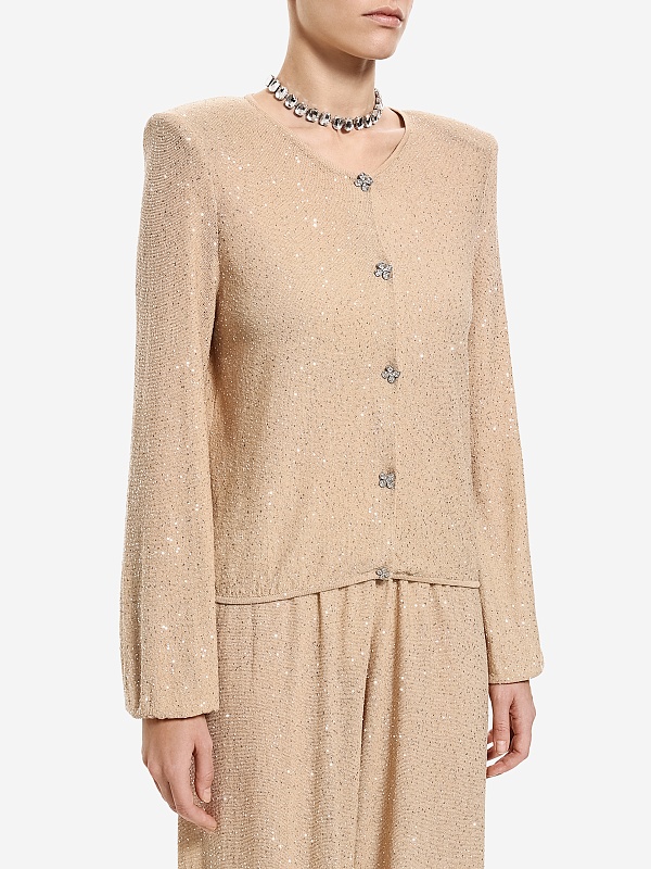 Кардиган жен Burka kn26-k003 Бежевый - 2