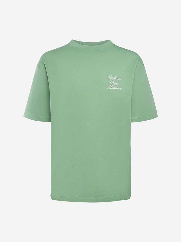 Футболка муж Drôle de Monsieur K-TS209-CO002-LGN LIGHT GREEN - 0