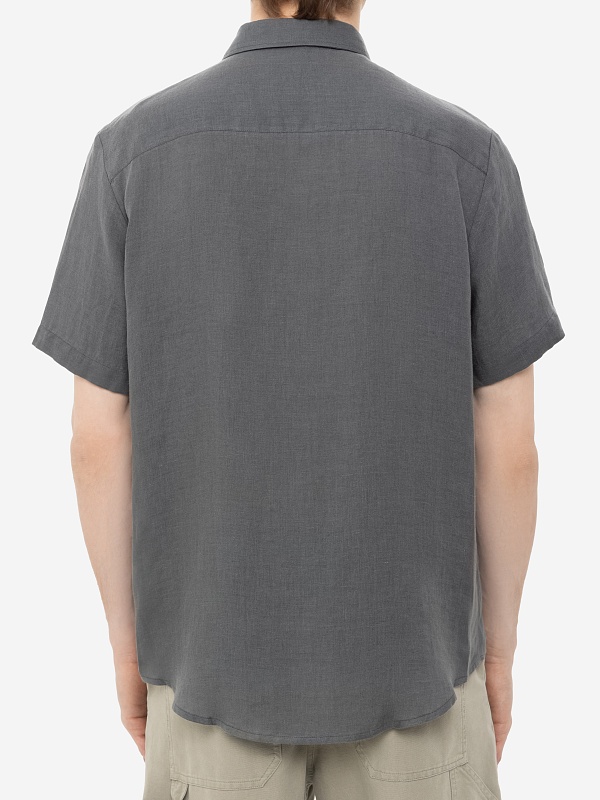 Рубашка муж A.P.C. LIAEK-H12551 LAD ANTHRACITE - 4