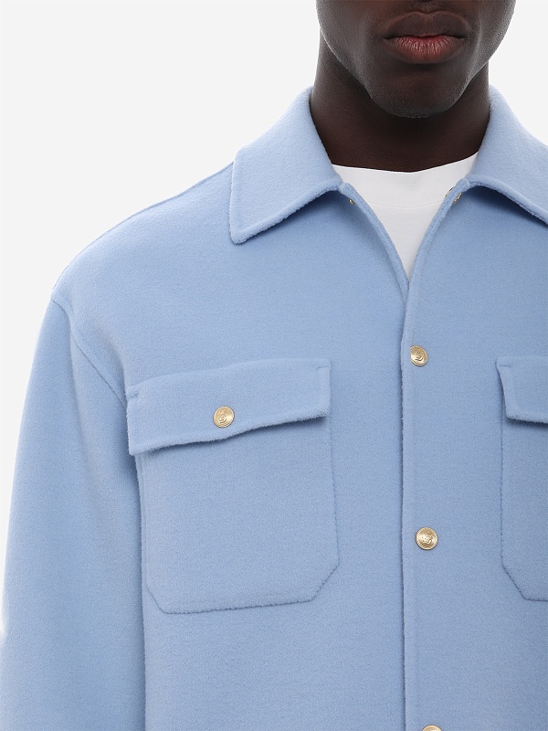 Куртка муж Drôle de Monsieur J-JT254-WO031-LBE LIGHT BLUE - 5